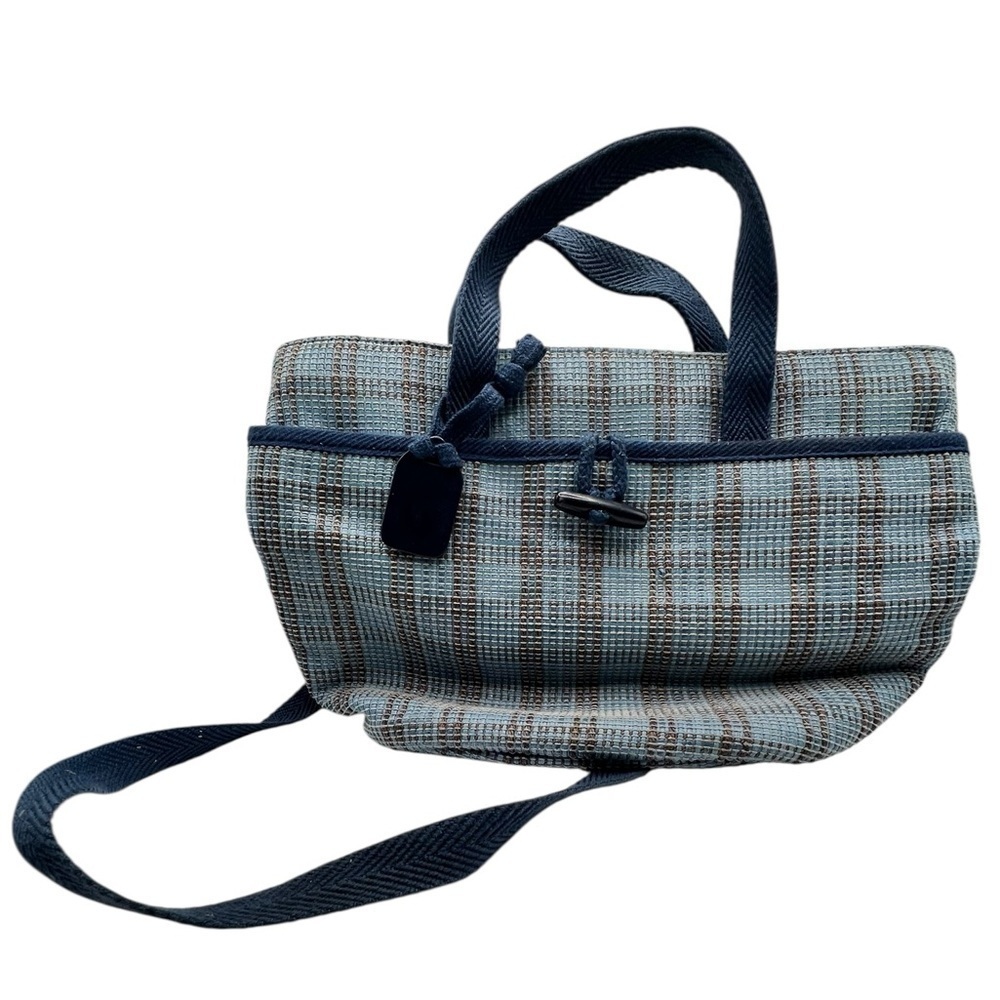 Liz Claiborne women’s woven tote/shoulder bag - blue